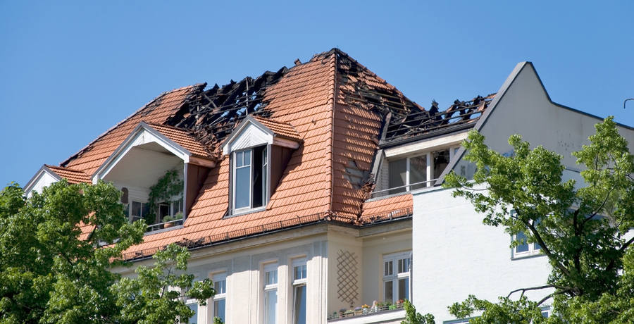 Dachstuhlbrand Wohnungsversicherung