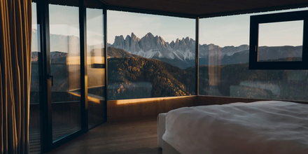 Ausblick vom Hotel Forestis