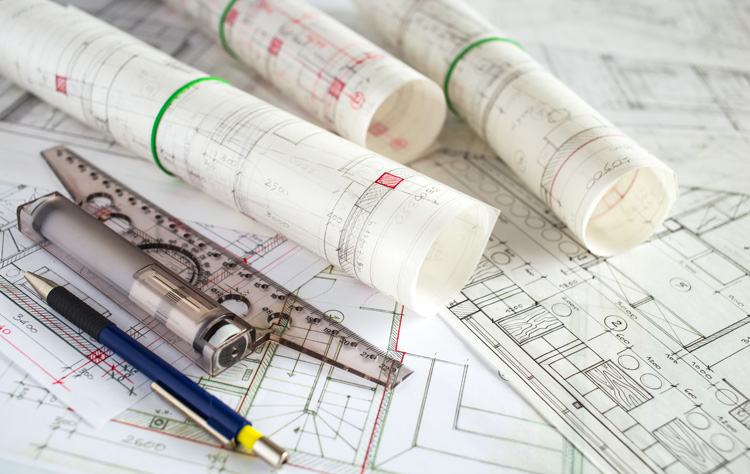 Handwerk Baupläne - Berufshaftpflicht